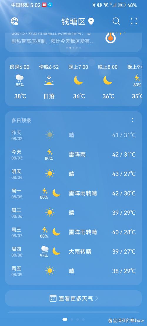 【杭州天气预报15天/杭州天气预报15天当地天】-第5张图片 【杭州天气预报15天/杭州天气预报15天当地天】-第5张图片