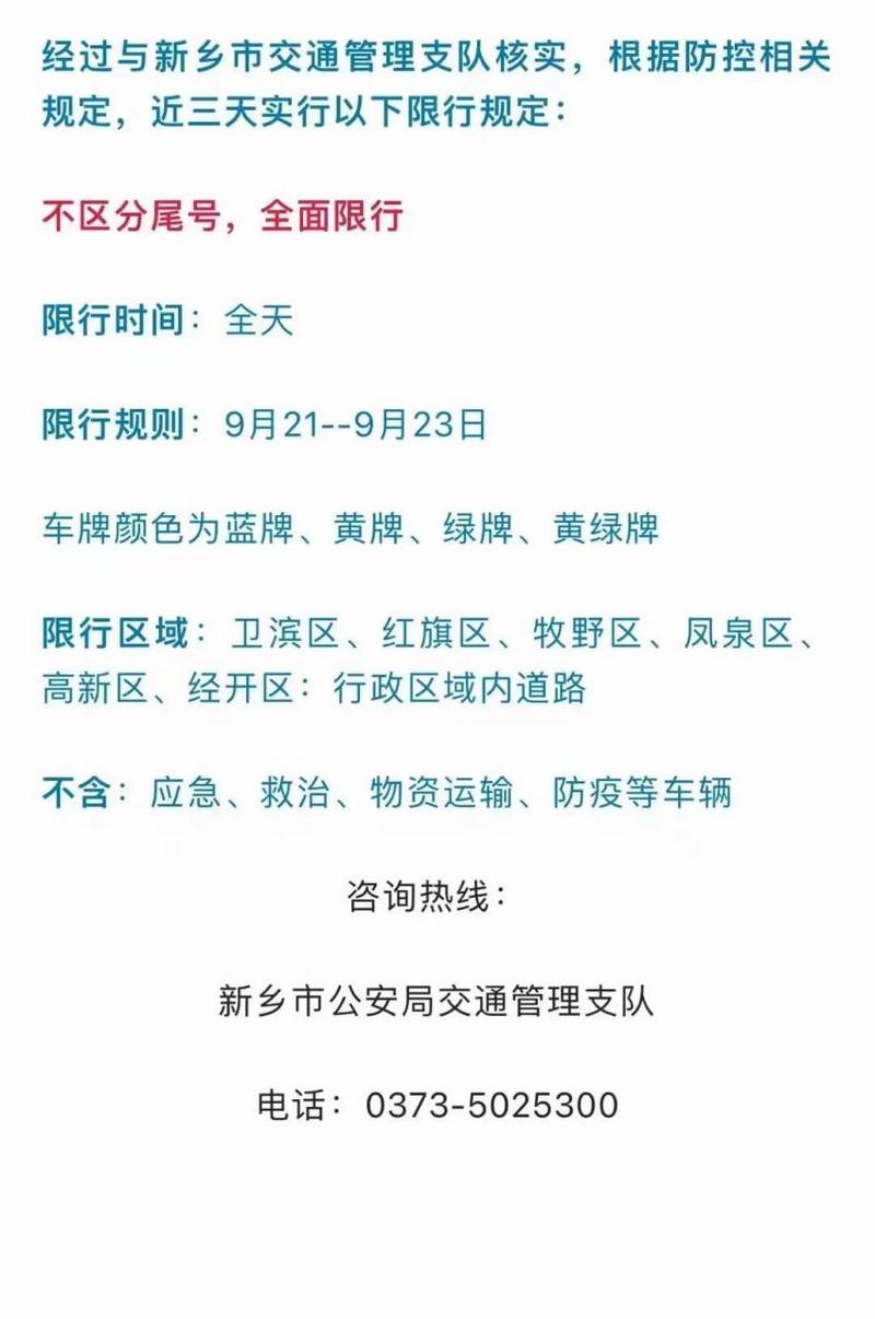 新乡限号吗,新乡限号吗现在最新通知-第5张图片 新乡限号吗,新乡限号吗现在最新通知-第5张图片