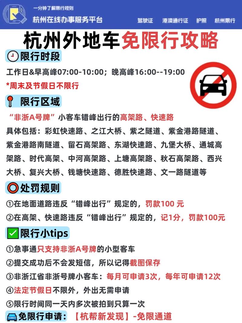 【杭州外地车限行/杭州外地车限行怎么申请】-第3张图片 【杭州外地车限行/杭州外地车限行怎么申请】-第3张图片