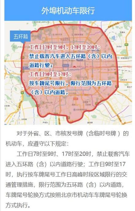 关于“北京外地车几点限行”你不知道的事-第9张图片 关于“北京外地车几点限行”你不知道的事-第9张图片